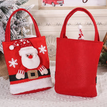Load image into Gallery viewer, Cute Large Capacity Christmas Decorations Gift Bag Kids Candy Tote Bag, Santa Claus, Snowman, Elk, Bear