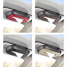 Load image into Gallery viewer, Car Sun Visor Hanging Sunroof Seat Back Tissue Box, Leather Black, Leather Beige, Leather Brown, Leather Red, Suede Dark Gray, Suede Beige, Suede Brown, Suede Red