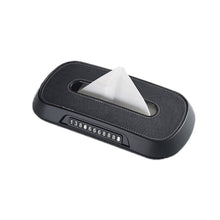 Load image into Gallery viewer, Car Sun Visor Hanging Sunroof Seat Back Tissue Box, Leather Black, Leather Beige, Leather Brown, Leather Red, Suede Dark Gray, Suede Beige, Suede Brown, Suede Red