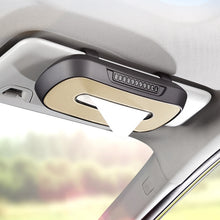 Load image into Gallery viewer, Car Sun Visor Hanging Sunroof Seat Back Tissue Box, Leather Black, Leather Beige, Leather Brown, Leather Red, Suede Dark Gray, Suede Beige, Suede Brown, Suede Red