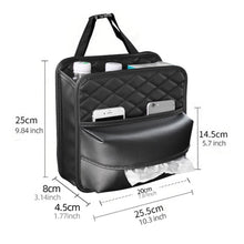 Load image into Gallery viewer, 2 In 1 Car Seat Back Storage Hanging Tissue Bag, Standard, Enlarged