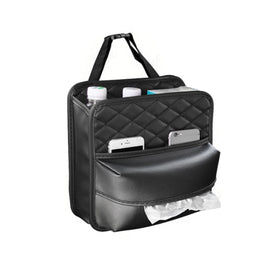 2 In 1 Car Seat Back Storage Hanging Tissue Bag, Standard, Enlarged