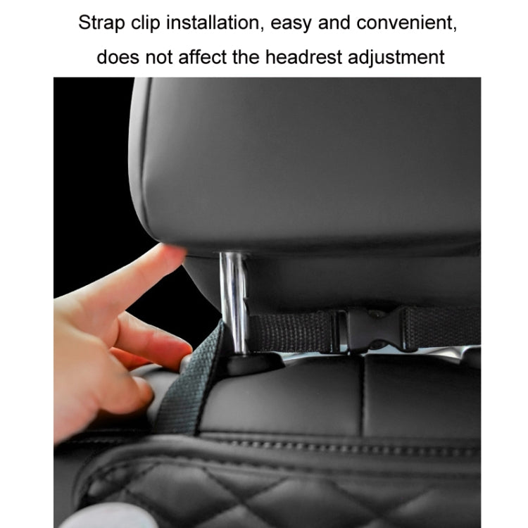 2 In 1 Car Seat Back Storage Hanging Tissue Bag, Standard, Enlarged