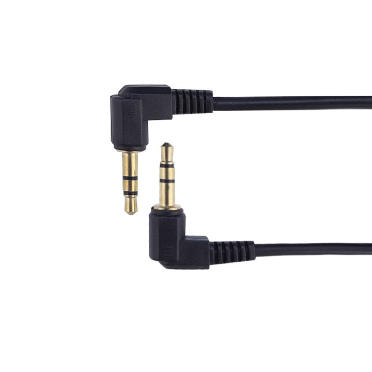3.5mm Stereo Car Audio Cable PU Gold-plated Elbow Spring Cable