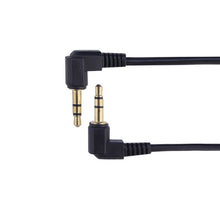Load image into Gallery viewer, 3.5mm Stereo Car Audio Cable PU Gold-plated Elbow Spring Cable