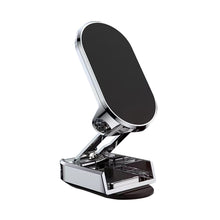 Load image into Gallery viewer, D11 Magnetic Folding Car Phone Holder Rotatable Dashboard Stick-On Navigation Stand, Black Gloosy, Silver Gloosy