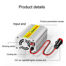 Load image into Gallery viewer, 200W Modified Sine Wave Inverter Car Mobile Phone 2.1A Universal Power Supply, 12 To 220V, 12 To 110V