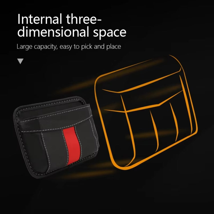 Multifunctional Car-Mounted Adhesive Mesh Bag For Storage Hanging Bags