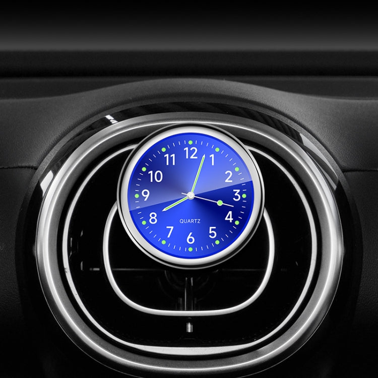 Car Digital Electronic Quartz Luminous Clock, Ruby Red, Ruby Blue, Gold, White, Silver, Black, Ruby Red+Air Outlet Clip, Ruby Blue+Air Outlet Clip, Gold+Air Outlet Clip, White+Air Outlet Clip, Silver+Air Outlet Clip, Black+Air Outlet Clip