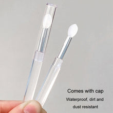 Load image into Gallery viewer, Nail Art Silicone Applicator Sticks Multi-Purpose Dabbing Powder Glitter Eyeshadow Brush Applying Manicure Tool, 2pcs