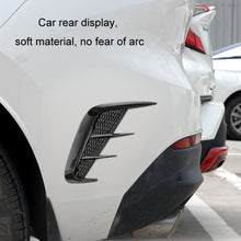Load image into Gallery viewer, Universal Car Fender Soft Glue Decorative Car Stickers, Bright Black, Carbon Fiber