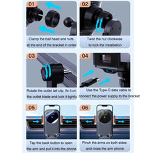Load image into Gallery viewer, Car Wireless Charging Outlet Navigation Mobile Phone Holder