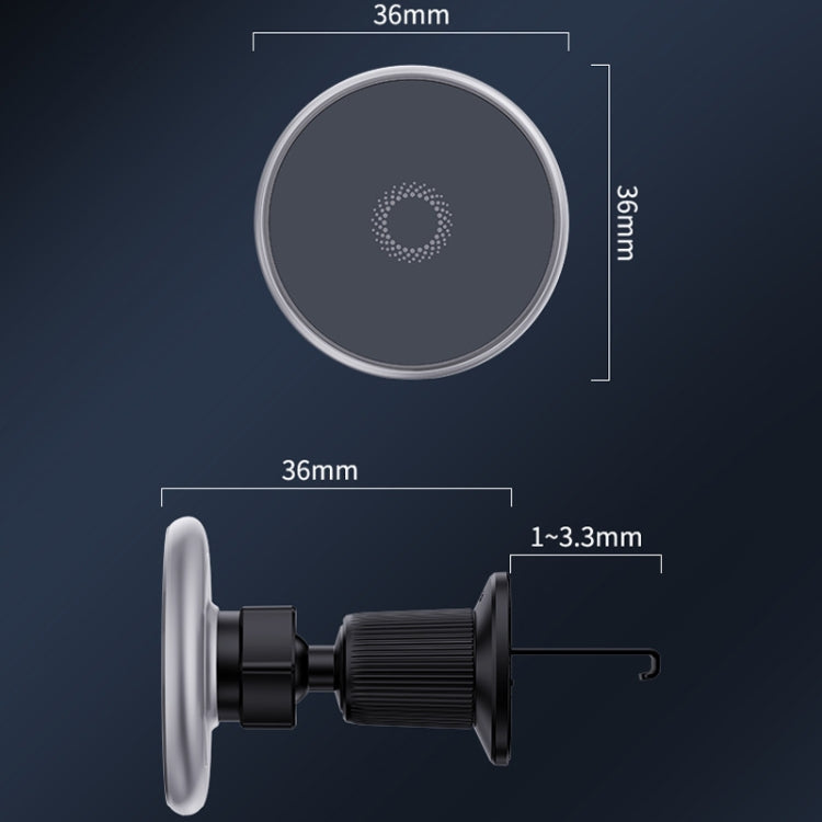Car Wireless Magnetic Atmosphere Light Mobile Phone Holder