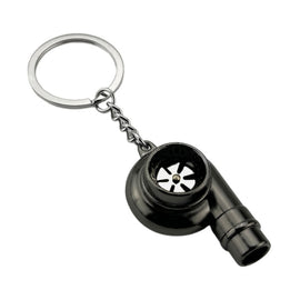 Car Tuning Accessories Turbo Keychain Decorative Pendant, Large Black, Large Gold, Large Bronze, Small Black, Small Gold, Small Green Antique