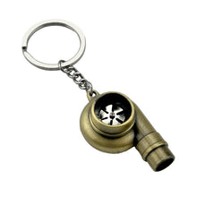 Load image into Gallery viewer, Car Tuning Accessories Turbo Keychain Decorative Pendant, Large Black, Large Gold, Large Bronze, Small Black, Small Gold, Small Green Antique