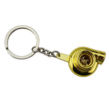 Load image into Gallery viewer, Car Tuning Accessories Turbo Keychain Decorative Pendant, Large Black, Large Gold, Large Bronze, Small Black, Small Gold, Small Green Antique