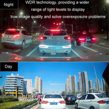 Load image into Gallery viewer, Car HD WIFI Interconnected Triple Camera Driving Recorder, With GPS, WIFI Interconnection, With Right Blind Spot System