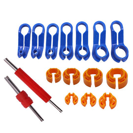 Car Air Conditioning Pipe Removal Tools Set Fuel Pipe Quick Removal Tool, 16pcs /Box