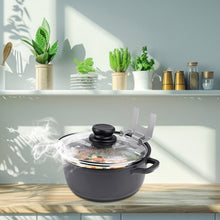 Load image into Gallery viewer, Household Stainless Steel Pot Lid Keeper With Silicone Gasket Kitchen Lid Holder