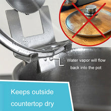 Load image into Gallery viewer, Household Stainless Steel Pot Lid Keeper With Silicone Gasket Kitchen Lid Holder