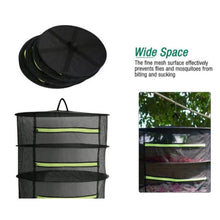 Load image into Gallery viewer, 60cm Foldable Hanging Herb Plant Drying Net With Zipper
