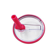Load image into Gallery viewer, For Stanley 40oz Adventure Quencher Transparent Straw Lid Replacement Parts, Green, Rose Red, White, 4pcs /Set Green, 4pcs /Set Rose Red, 4pcs /Set White