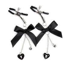 Load image into Gallery viewer, Female Cute Bow Pendant Conditioning Nipple Clips Adult SM Erotic Toys