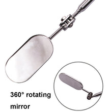 Load image into Gallery viewer, Car Universal Folding Telescopic Inspection Mirror Underbody Inspection Endoscope, Oval