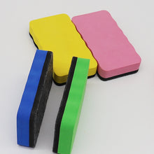 Load image into Gallery viewer, 2pcs /Pack Magnetic EVA Felt Cloth Whiteboard Eraser Rectangular Wave Edge Blackboard Eraser 10.2x5.5x2cm