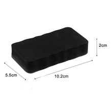 Load image into Gallery viewer, 2pcs /Pack Magnetic EVA Felt Cloth Whiteboard Eraser Rectangular Wave Edge Blackboard Eraser 10.2x5.5x2cm