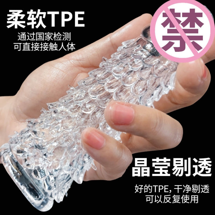 QUYUE Extended Crystal Sleeve Male Wolf Teeth Sleeve