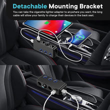 Load image into Gallery viewer, QC3.0/PD Fast Charging 7 In 1 Car Cigarette Lighter With Display, TR30P