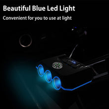 Load image into Gallery viewer, Car Cigarette Lighter One To Three With Switch Voltage Display, TR52