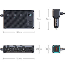 Load image into Gallery viewer, C29 9 In 1 Car Cigarette Lighter Powerful Fast Charger With Voltage Display, C29