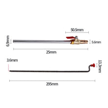 Load image into Gallery viewer, Car Tire Hand-crank Fast Inflation Rod Universal Air Filling Rod, Without Meter, With Meter