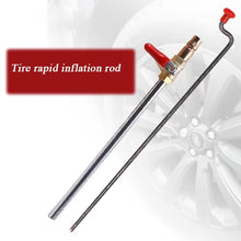 Load image into Gallery viewer, Car Tire Hand-crank Fast Inflation Rod Universal Air Filling Rod, Without Meter, With Meter