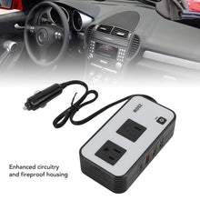 Load image into Gallery viewer, 200W Car Inverter Vehicle Plug Power Converter, US Plug