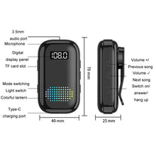 Load image into Gallery viewer, Multifunctional Clip-On Bluetooth Audio Receiver Plug In FM Radio