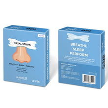 Load image into Gallery viewer, 30pcs /Pack Transparent Nasal Strips To Improve Sleep, Reduce Snoring 66x19mm
