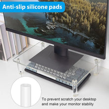 Load image into Gallery viewer, Desktop Acrylic Laptop / Printer Raised Stand, YX136
