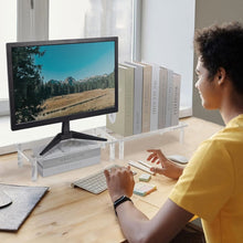 Load image into Gallery viewer, Desktop Acrylic Laptop / Printer Raised Stand, YX136
