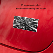 Load image into Gallery viewer, Car Sports Style Decoration Tail Label, Time Tunnel Label Metal, PLAID Tail Label Sticker
