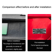 Load image into Gallery viewer, Car Sports Style Decoration Tail Label, Time Tunnel Label Metal, PLAID Tail Label Sticker