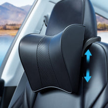 Load image into Gallery viewer, For Tesla Model 3/Y Car Memory Foam Headrest, Microfiber, Leather, Cloth