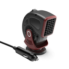 Load image into Gallery viewer, Portable Car Heater Small Fan Defogger, 12V Black, 12V Red, 24V Black, 24V Red