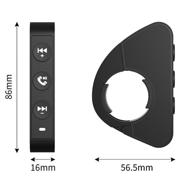 Q15 Motorcycle Riding Wireless Bluetooth Handlebar Control Phone Button Remote Controller, Q15