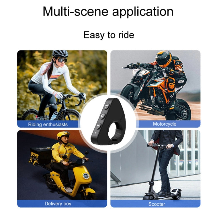 Q15 Motorcycle Riding Wireless Bluetooth Handlebar Control Phone Button Remote Controller, Q15