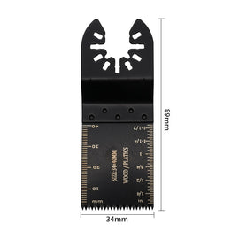 2pcs Trimmers High Carbon Steel Straight Saw Blade For Multi Tool, Small Teeth, 45mm Fine Teeth