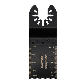 2pcs Trimmers High Carbon Steel Straight Saw Blade For Multi Tool, Small Teeth, 45mm Fine Teeth
