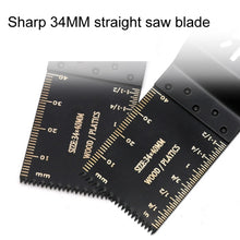 Load image into Gallery viewer, 2pcs Trimmers High Carbon Steel Straight Saw Blade For Multi Tool, Small Teeth, 45mm Fine Teeth